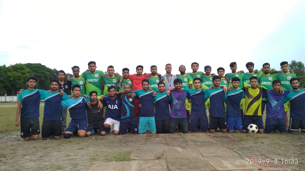 SKTEC এবং SARSTEC ফুটবল টিমের মাঝে প্রীতি ম্যাচ অনুষ্ঠিত